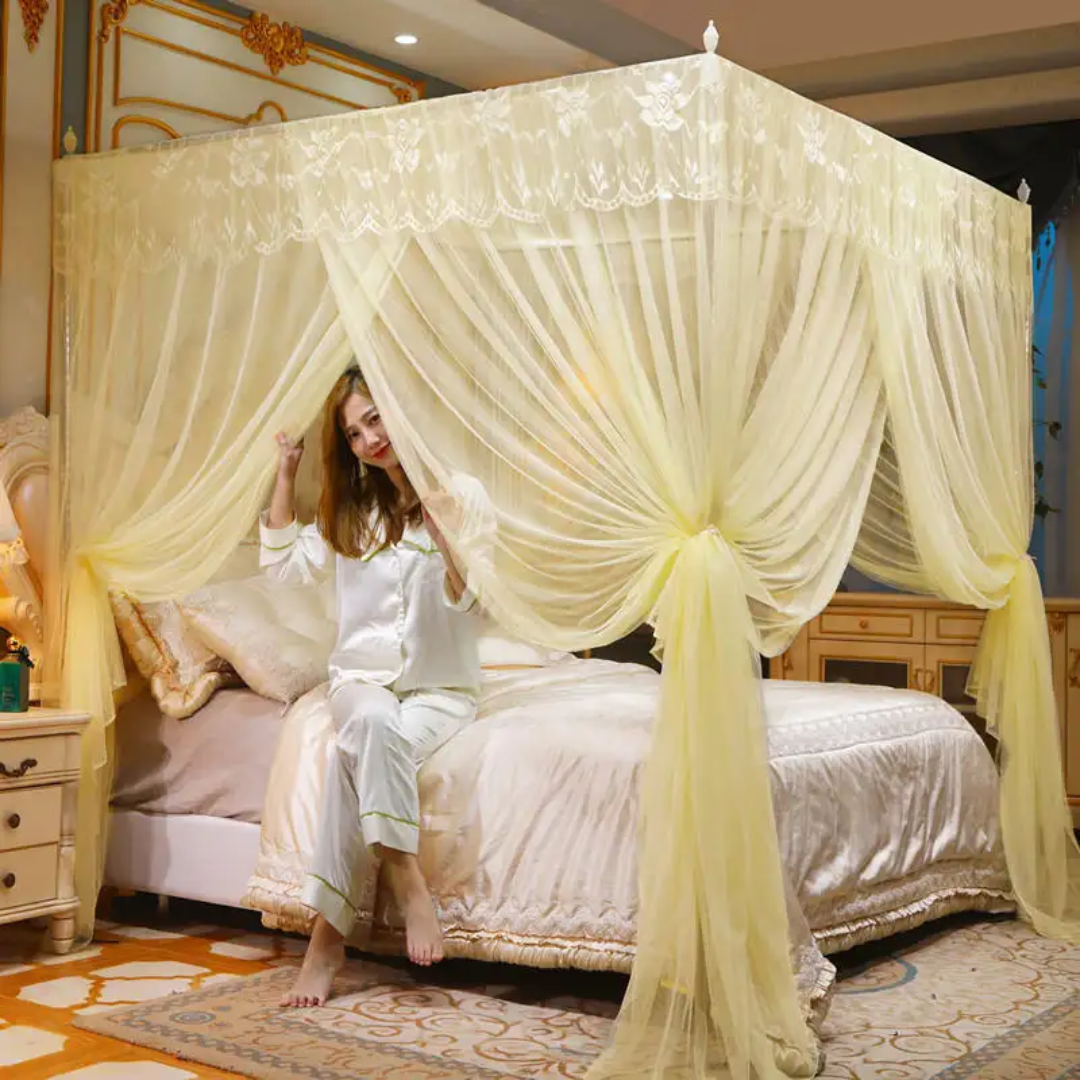 Moustiquaire pliable de haute qualité, fenêtre sans fond, Portable, anti-moustiques, supports de lit, tente de voyage